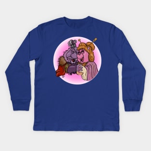 King and Queen of the Universe Kids Long Sleeve T-Shirt